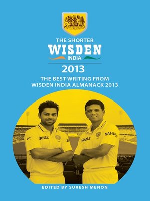 cover image of The Shorter Wisden India Almanack 2013
